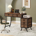 55" Computer Desk with 5 Drawers N67170