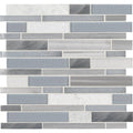 12 in. x 12 in. Glass Stone Metal Mosaic Tile A563