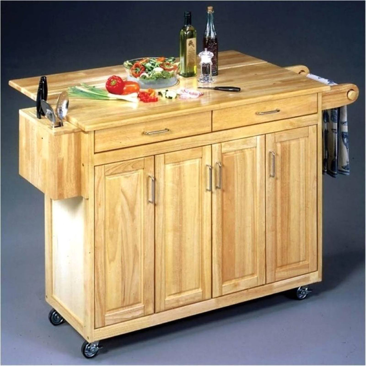 Kitchen Cart with Breakfast Bar K456700