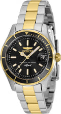 Black Dial Two Tone Steel Watch U888694