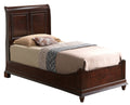 Twin Sleigh Bed in Cappuccino O5549