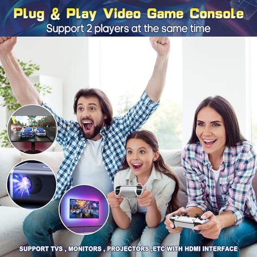 64GB Retro Game Stick with 2 Wireless Controllers X7800