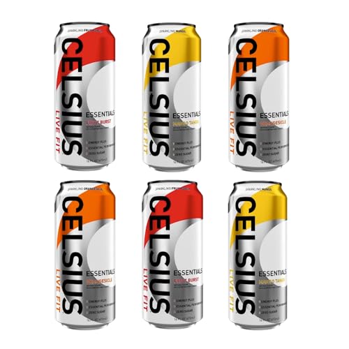 16 fl oz Variety Pack of 6 Non Carbonated Energy Drink R287