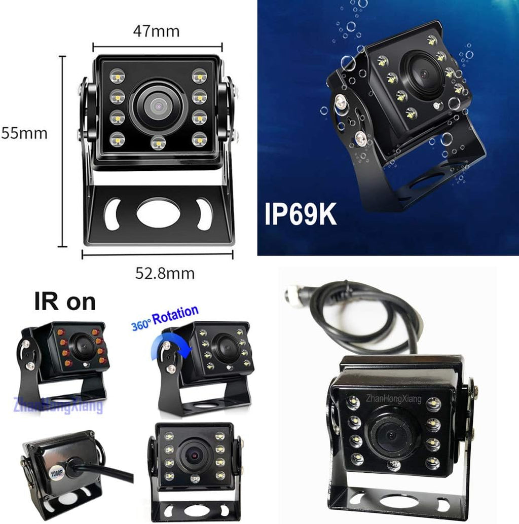 IP69 Waterproof HD 1080P Rear View Camera and 9 IPS Monitor System C347480