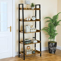 Adjustable Wood and Metal Bookshelf C981342