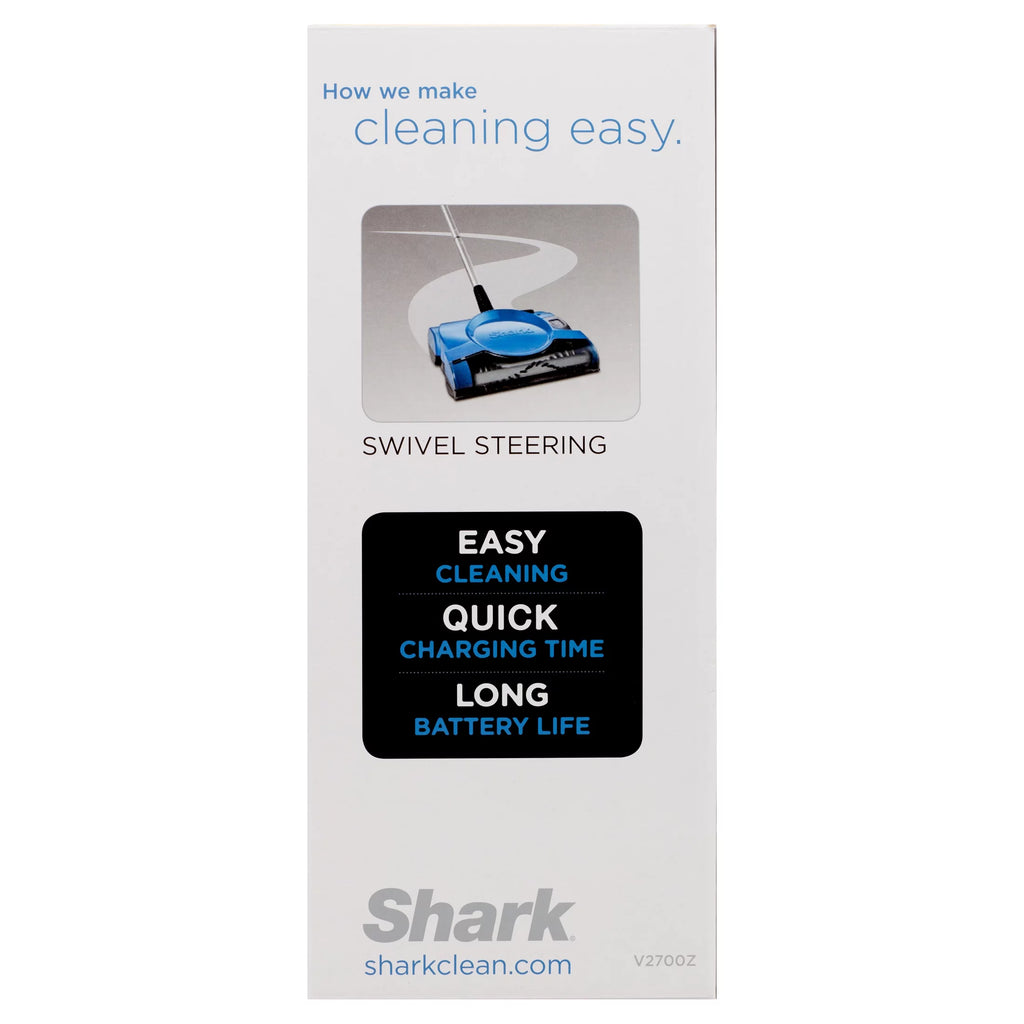 Lightweight 10 Inch Cordless Rechargeable Floor and Carpet Sweeper T27905