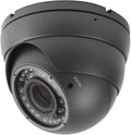 Analog CCTV Security Dome Camera HD 1080P 4-in-1 2.8mm-12mm Varifocal Lens Weatherproof Metal Housing White W18352