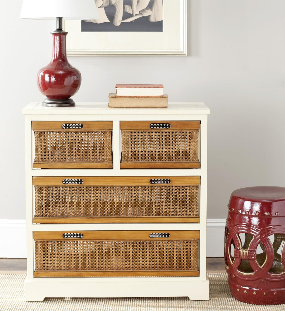 Grey 4-Drawer Storage Unit A5248