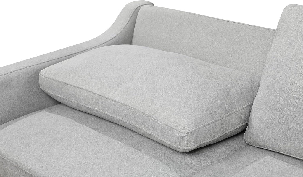 Light Gray Queen Sleeper Sofa Bed with Pullout Bed M245014