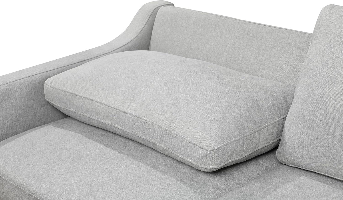 Light Gray Queen Sleeper Sofa Bed with Pullout Bed M245014