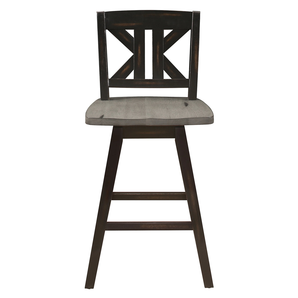 Black Sand-Through Swivel Counter Stool C664