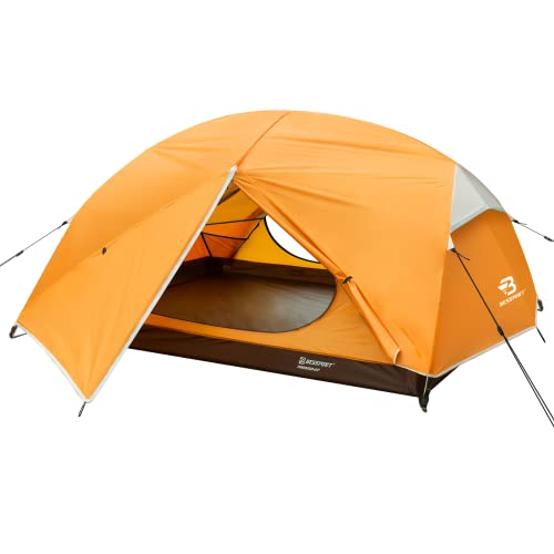Lightweight Backpacking Tent for 2-3 Person, Waterproof Windproof Double Layer J3660