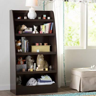 Espresso 4 Shelf Bookcase P3500