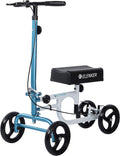 White + Blue Adjustable Knee Scooter K320