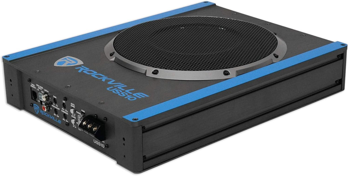 10" 800w Slim Under-Seat Active Powered Car Subwoofer I869894