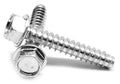 #8-18 x 1/2 Sheet Metal Screw Hex Washer Head Zinc Plated W719