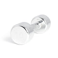 Chrome Dumbbell with Contoured Handle, 20 lbs H291845