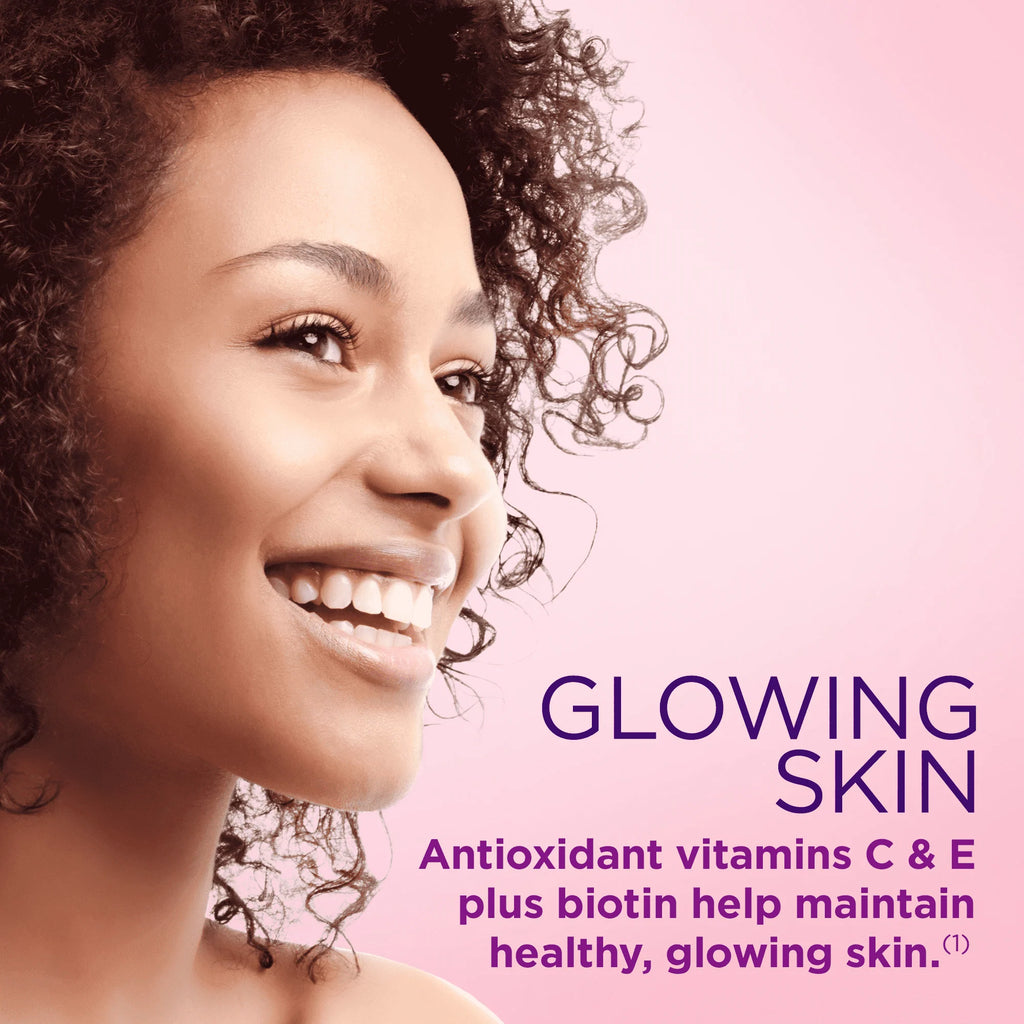 Advanced Hair, Skin and Nail Biotin & Vitamins A, C, & E Softgels, 120 Ct F4178