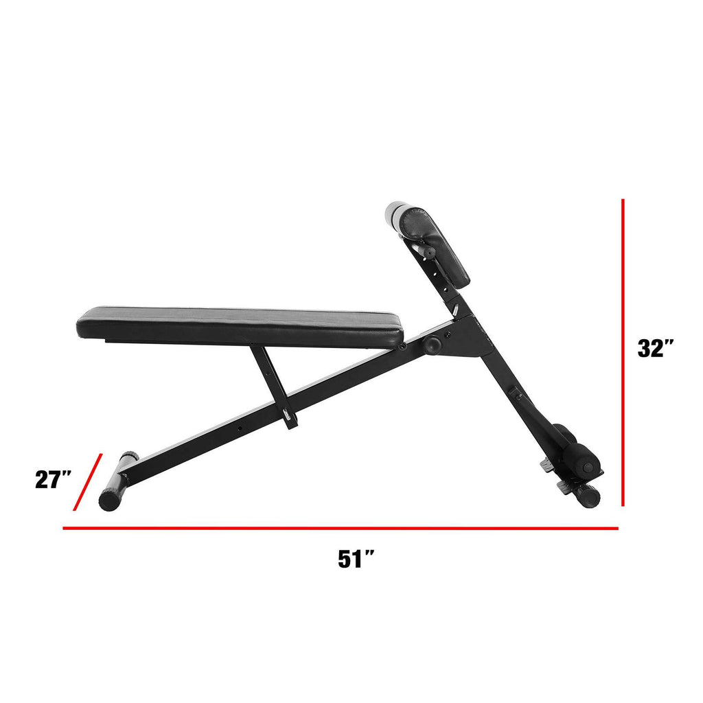 Black Hyperextension AB Bench J5652