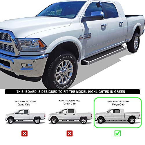 304 Stainless Steel Polished 6in Running Boards Side Steps C940