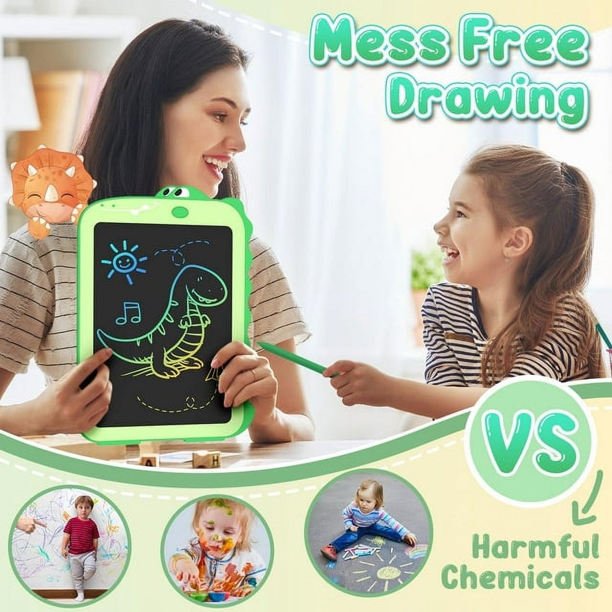 LCD Writing Tablet Drawing Board Dinosaur Toys O978942
