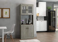 Microwave Cabinet with Double Glass Doors R355195