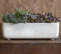 White Fiber Cement Cachepot V626321
