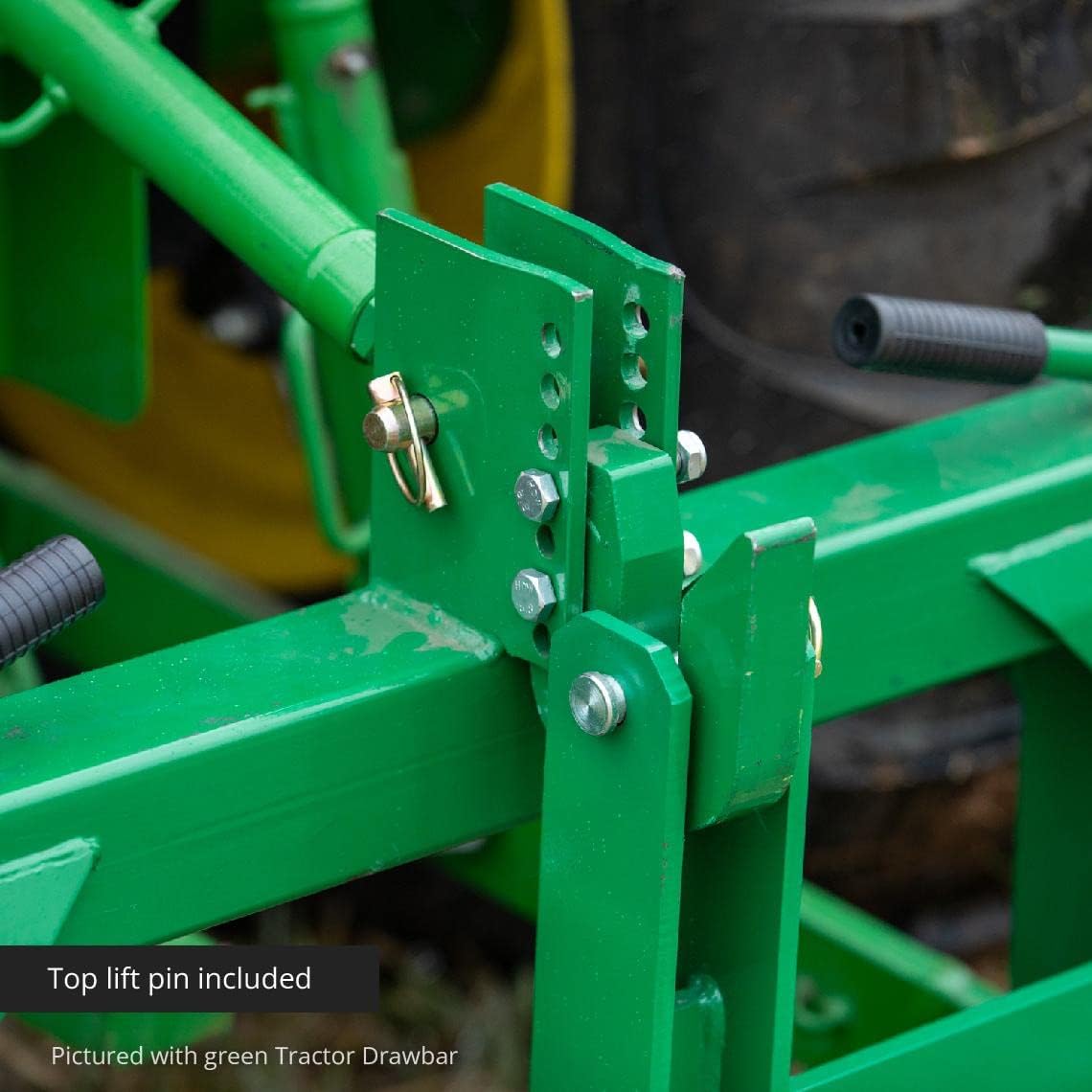 Tractor Drawbar with Suitcase Weight Brackets 2 Receiver CAT 1 3-Pt Z95089