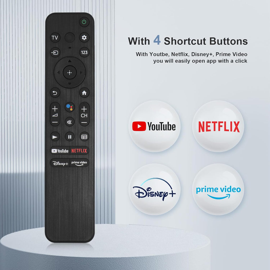 Voice Remote Control for Sony Smart TVs E570