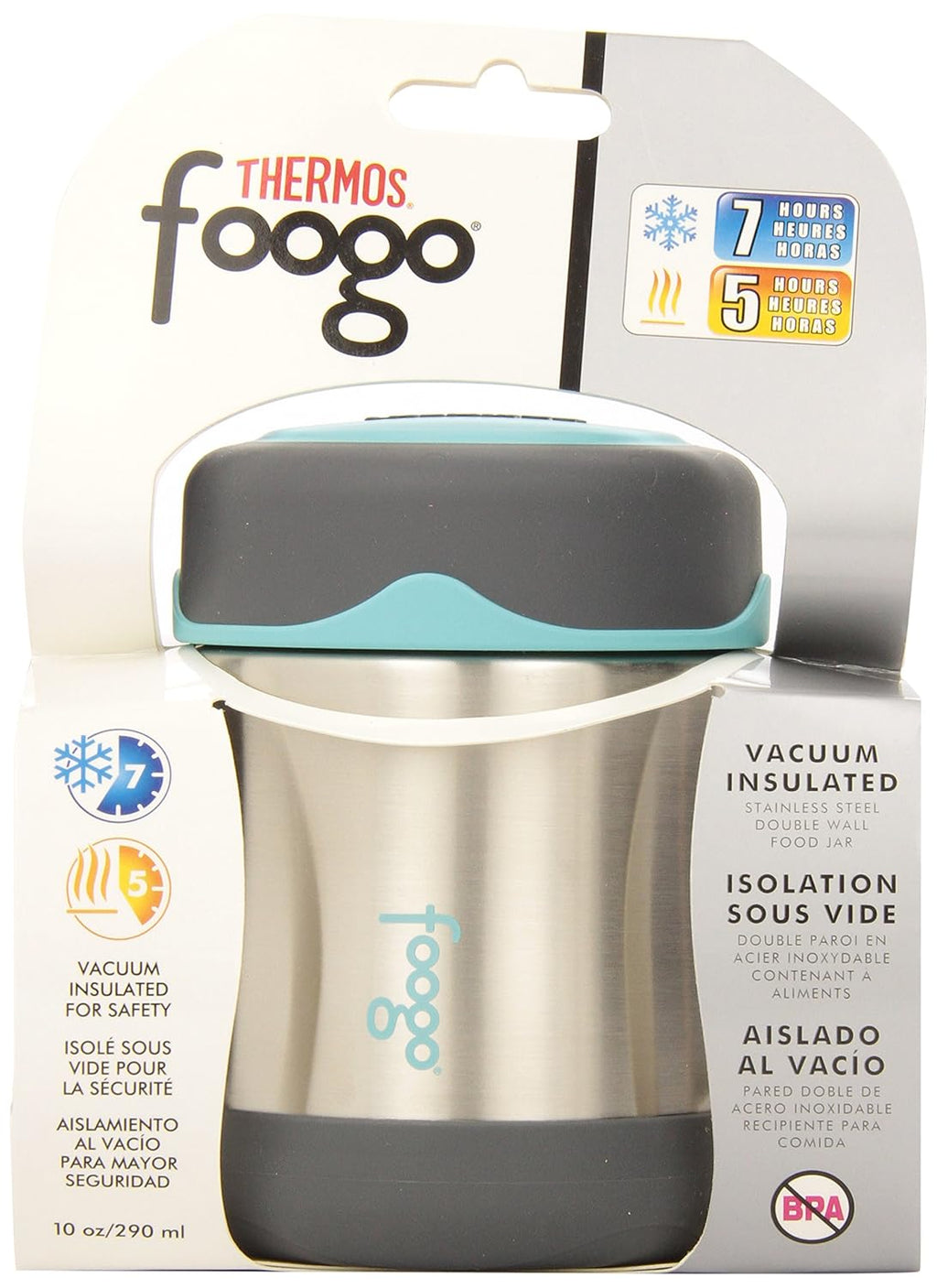 10-Ounce Stainless Steel Food Jar B691388
