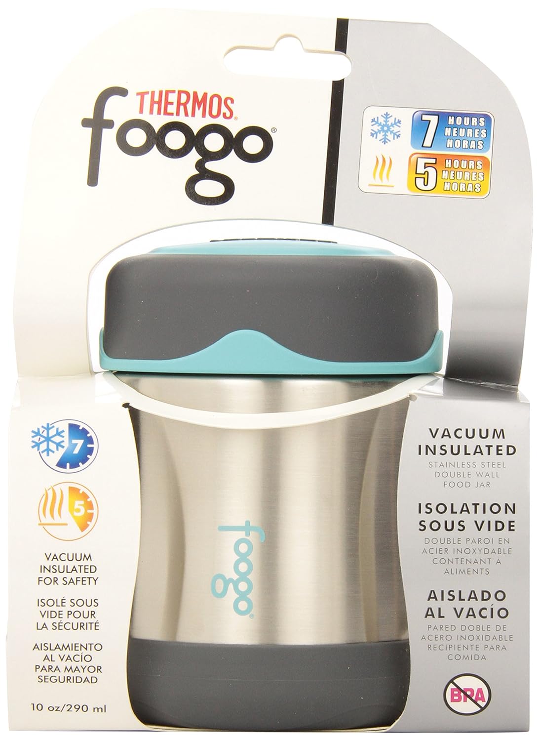 10-Ounce Stainless Steel Food Jar B691388