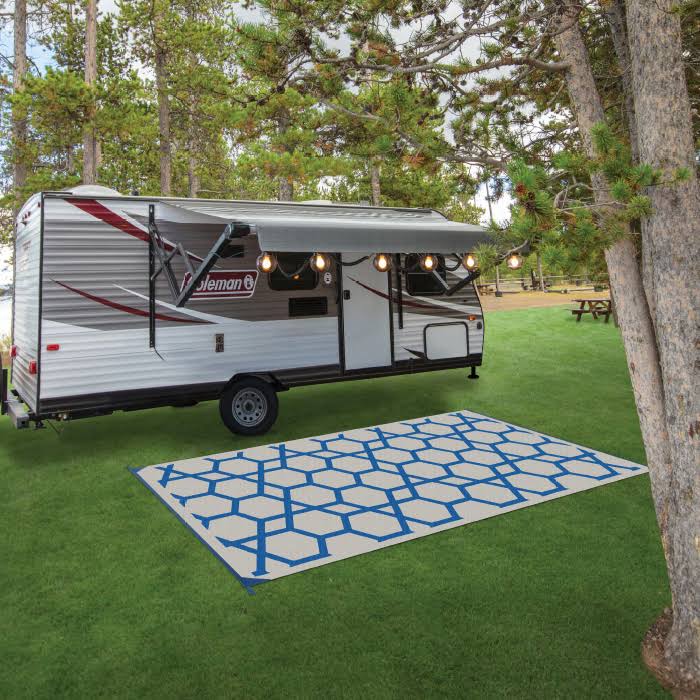 Reversible RV Patio Mat J423252