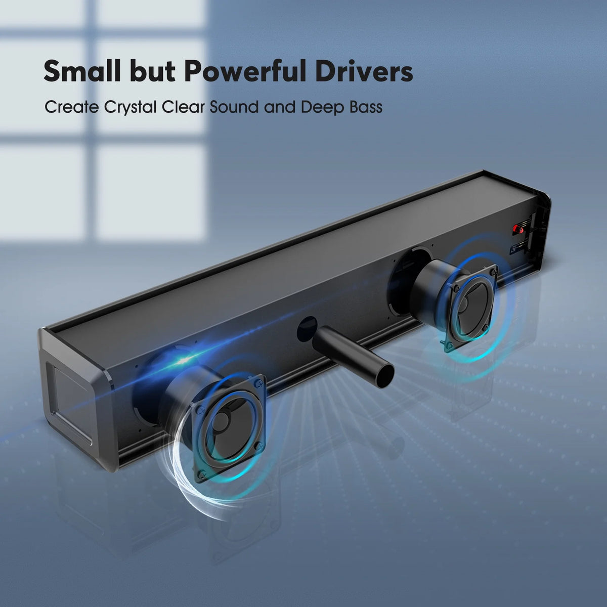 16-Inch 50W Soundbar with Bluetooth 5.0 and Subwoofer M970