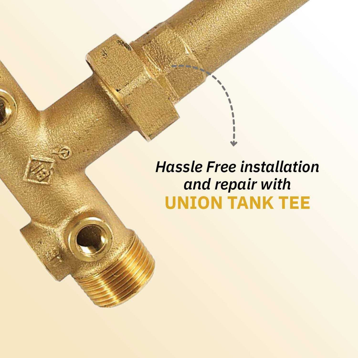 Pressure Tank Installation Kit with 1′ Brass Union Tank Tee T56897