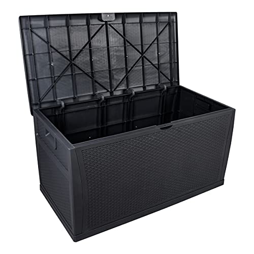 Brown 51 Gallon Waterproof Deck Storage Box M625699
