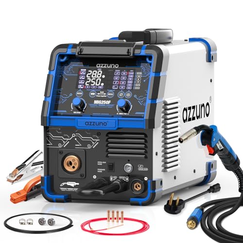200A MIG Welder, 110V/220V Dual Voltage, 4 in 1 MIG/TIG/Stick ARC Welder A66977