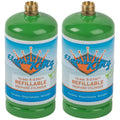 1lb Empty Refillable Propane Cylinder Tank J723931