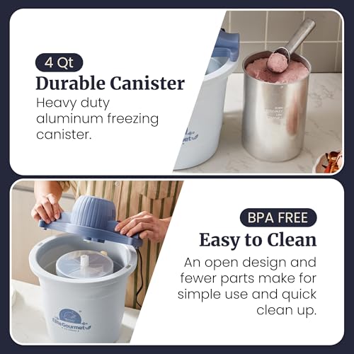 4Qt Electric Ice Cream Maker W598