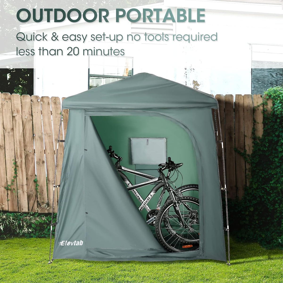 Foldable Waterproof Outdoor Bike Storage Tent L430