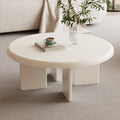 White Round Coffee Table E573