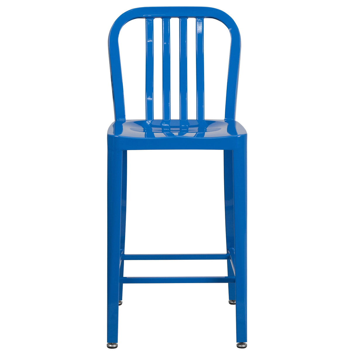 Blue Metal Counter Stool J75462