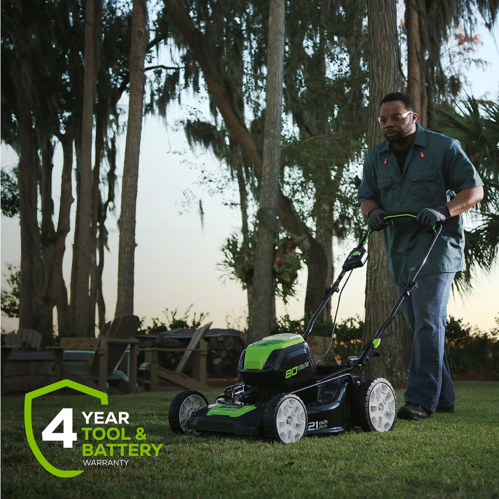 80V 21 Self Propelled Mower 5Ah Battery & Charger F41754