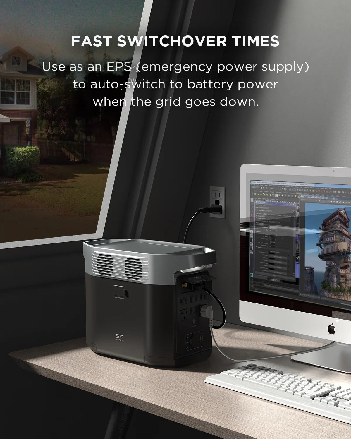 1024Wh 1800W Portable Power Station Z78659