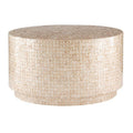 Gold Capiz Mosaic Coffee Table A622355