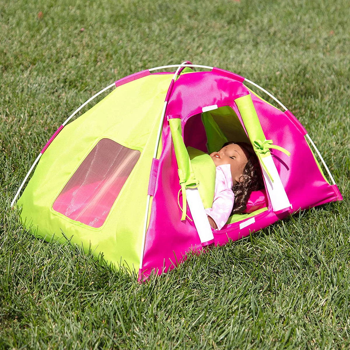 Doll Camping Bed Tent with Sleeping Bag & Pillow J1808