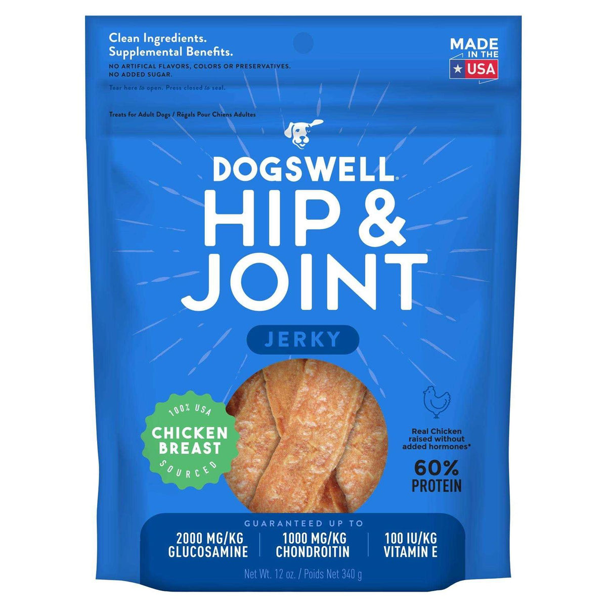 Chicken Dog Hip & Joint Jerky A37337