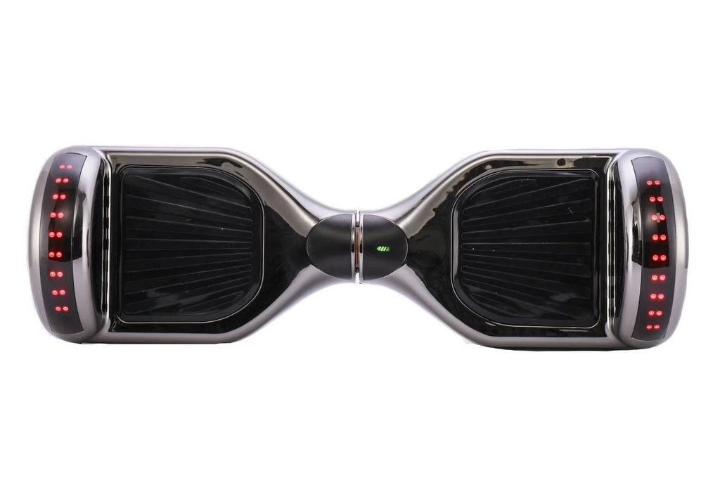 Chrome Black 36V Hoverboard with Bluetooth Speakers D7564