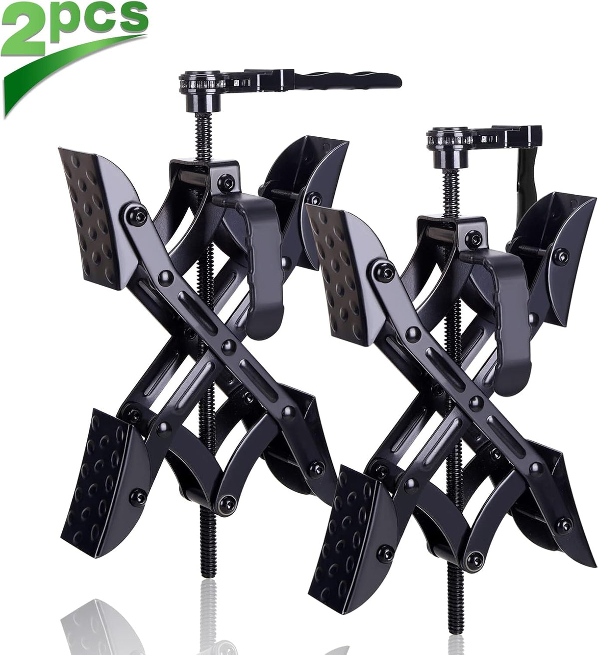 X-Chock Wheel Stabilizer, Scissor Tire Locking Chocks, 1 Pair U433