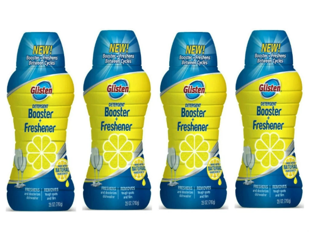 Dishwasher Detergent Booster + Freshener, 28 oz, 4 Bottles H172