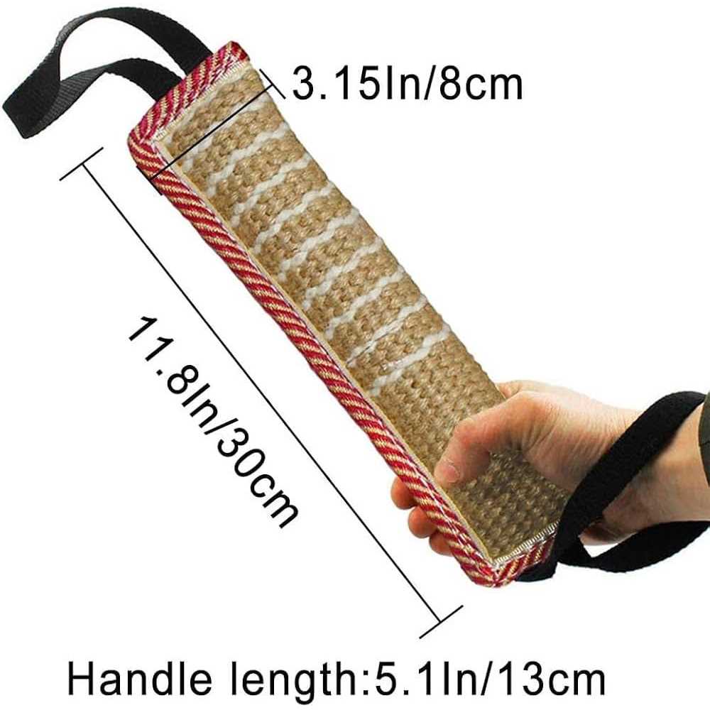 Dog Tug Toy Jute Bite Pillow A503